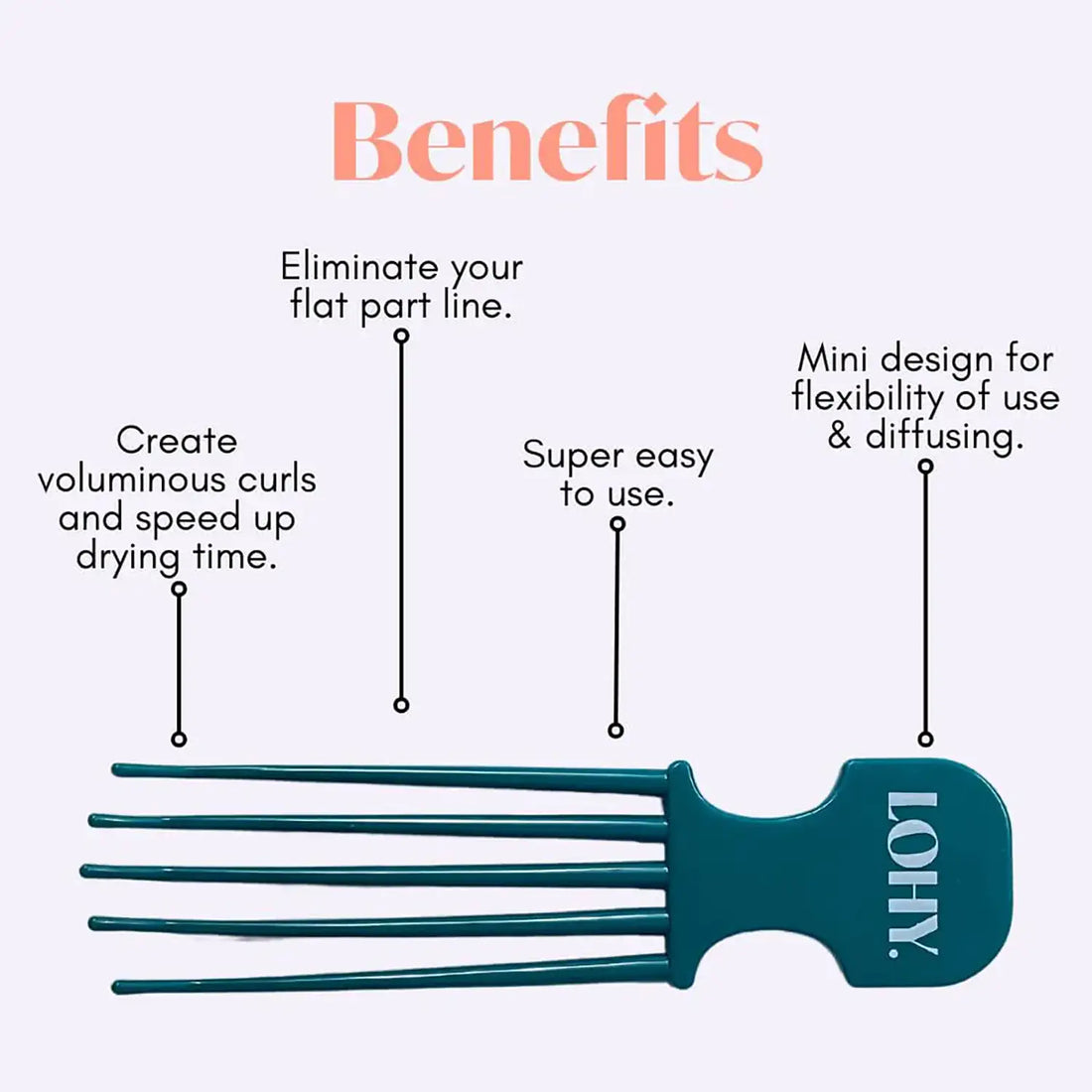 VOLUME+ Root Lift Combs
